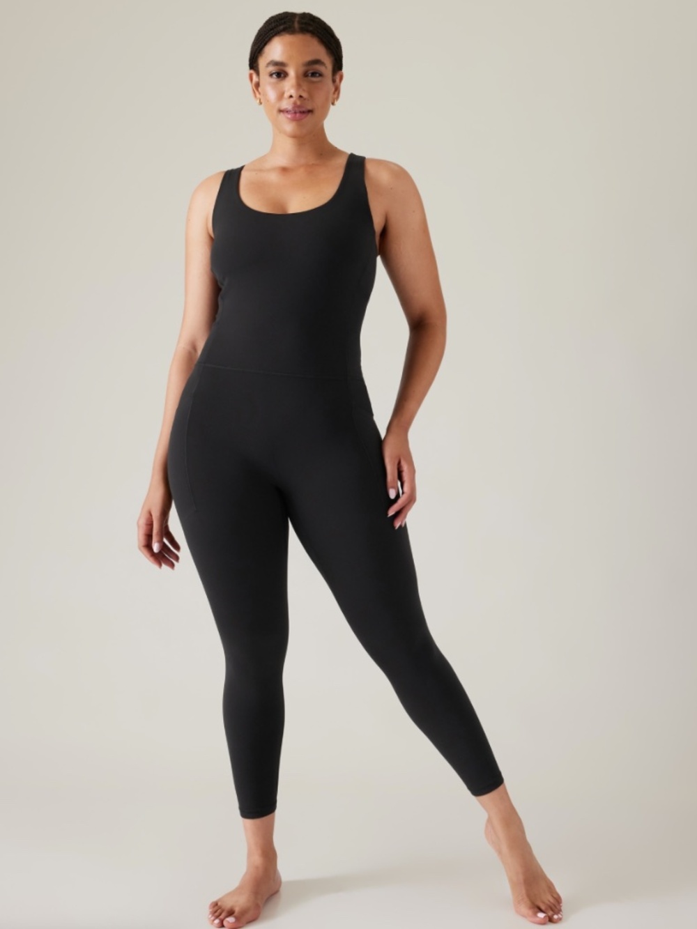 Athleta M TALL Salutation 7/8 Bodysuit